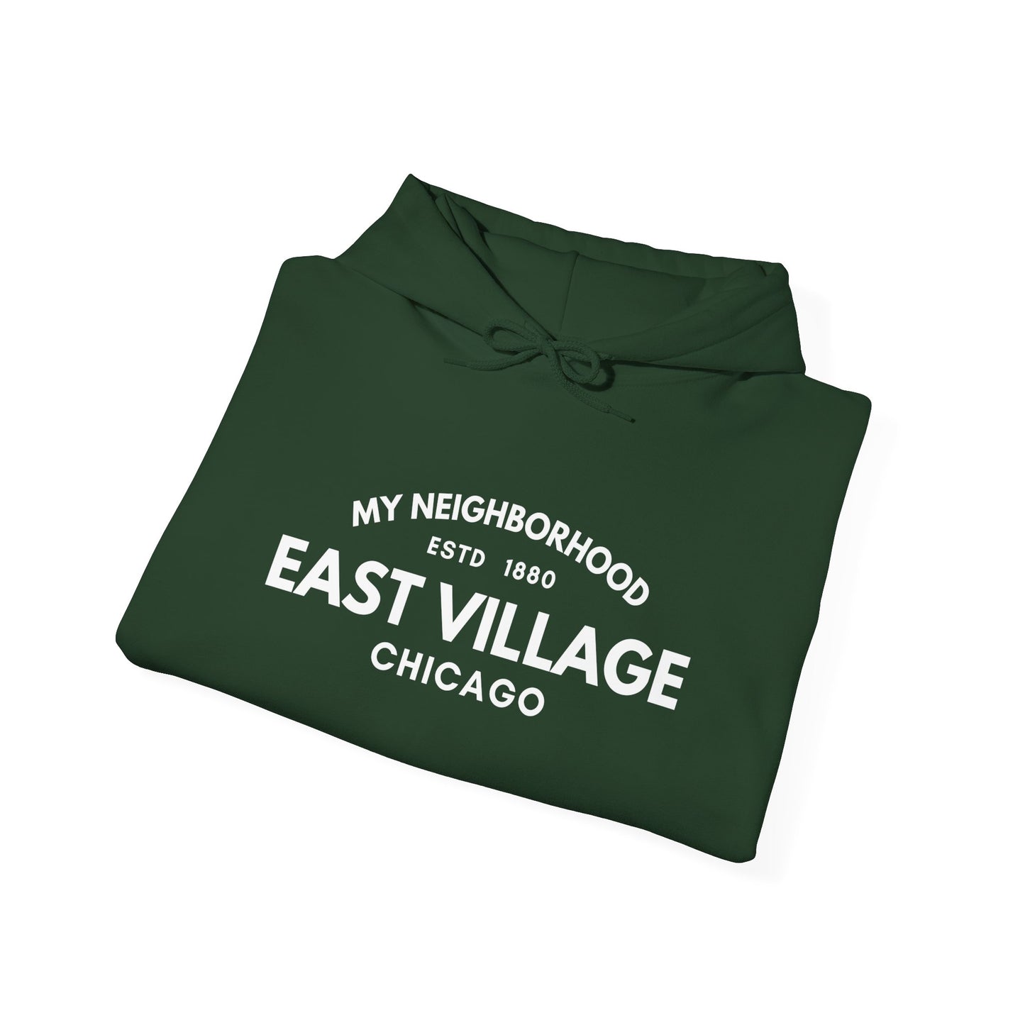 East Village - Chicago - Unisex Heavy Blend Hooded Sweatshirt