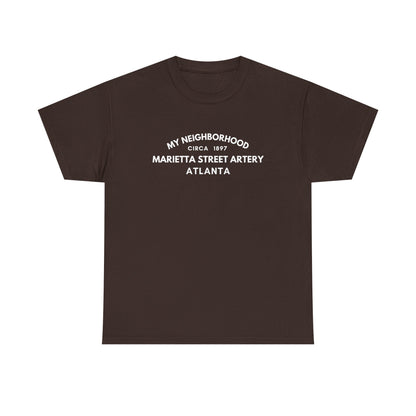 Marietta Street Artery - Atlanta - Unisex Cotton Tee