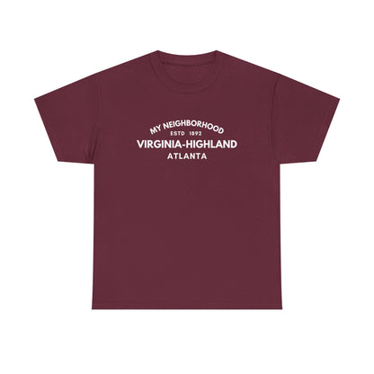 Virginia-Highland - Atlanta - Unisex Cotton Tee