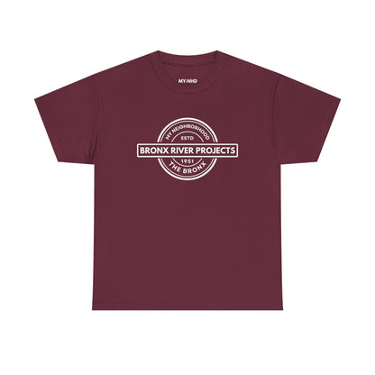 Bronx River Projects- The Bronx - Unisex Cotton Tee | The Bronx, NYC, New York City, MY-NHD, My Neighborhood, T-Shirt