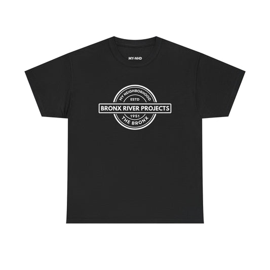 Bronx River Projects- The Bronx - Unisex Cotton Tee | The Bronx, NYC, New York City, MY-NHD, My Neighborhood, T-Shirt