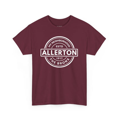 Allerton - The Bronx - Unisex Cotton Tee | The Bronx, NYC, New York City, MY-NHD, My Neighborhood, T-Shirt