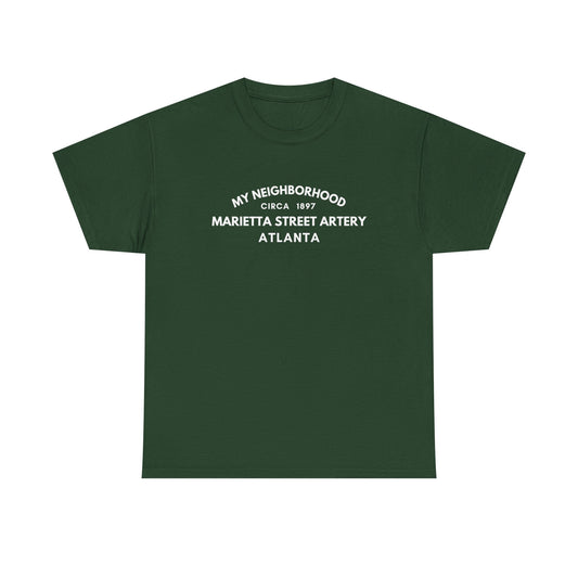 Marietta Street Artery - Atlanta - Unisex Cotton Tee