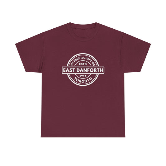 East Danforth - East End Toronto - Unisex Cotton Tee