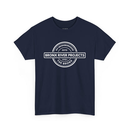Bronx River Projects- The Bronx - Unisex Cotton Tee | The Bronx, NYC, New York City, MY-NHD, My Neighborhood, T-Shirt