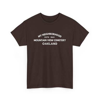 Mountain View Cemetery - Oakland - Unisex Cotton Tee