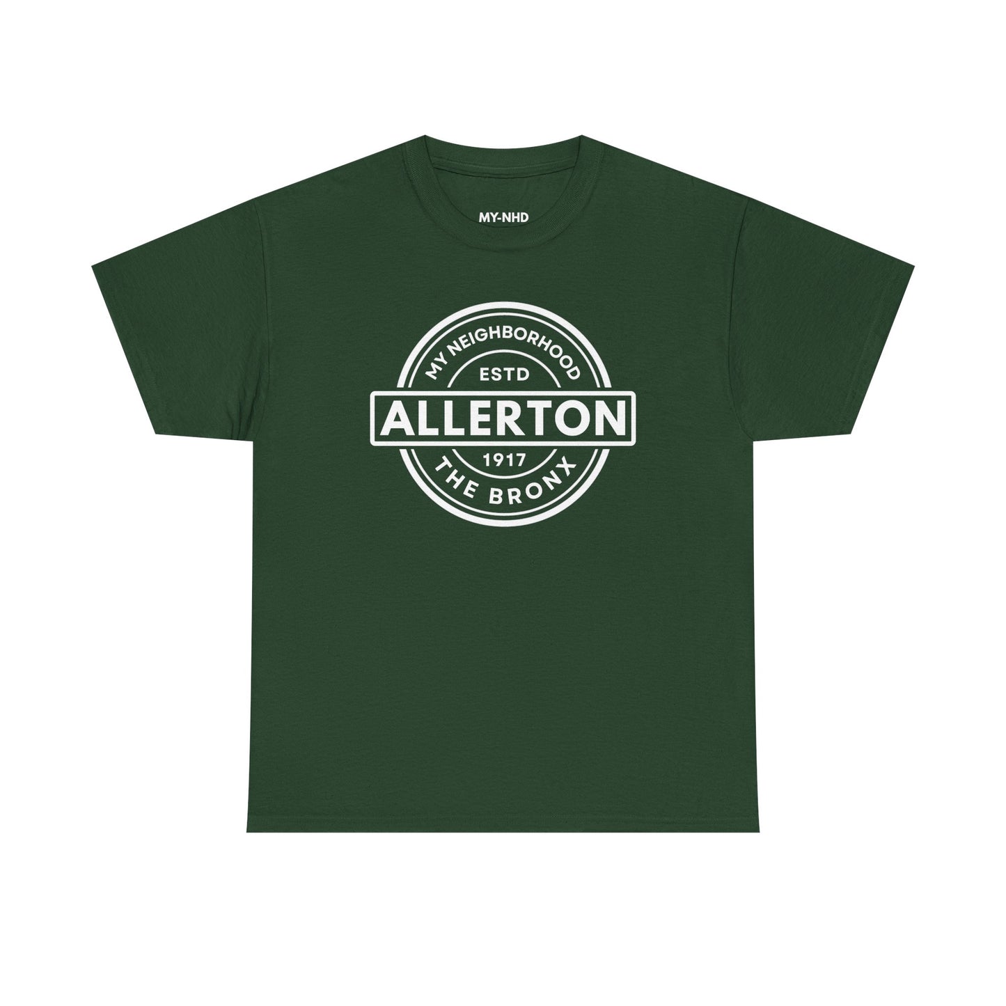 Allerton - The Bronx - Unisex Cotton Tee | The Bronx, NYC, New York City, MY-NHD, My Neighborhood, T-Shirt