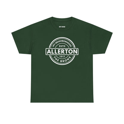 Allerton - The Bronx - Unisex Cotton Tee | The Bronx, NYC, New York City, MY-NHD, My Neighborhood, T-Shirt