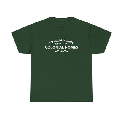 Colonial Homes - Atlanta - Unisex Cotton Tee