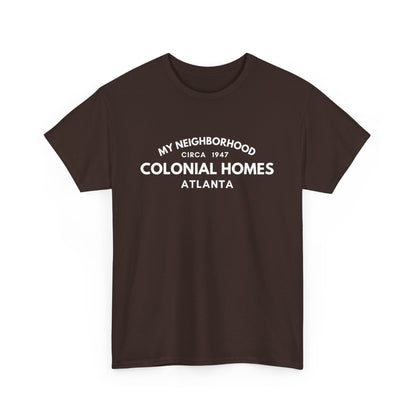 Colonial Homes - Atlanta - Unisex Cotton Tee