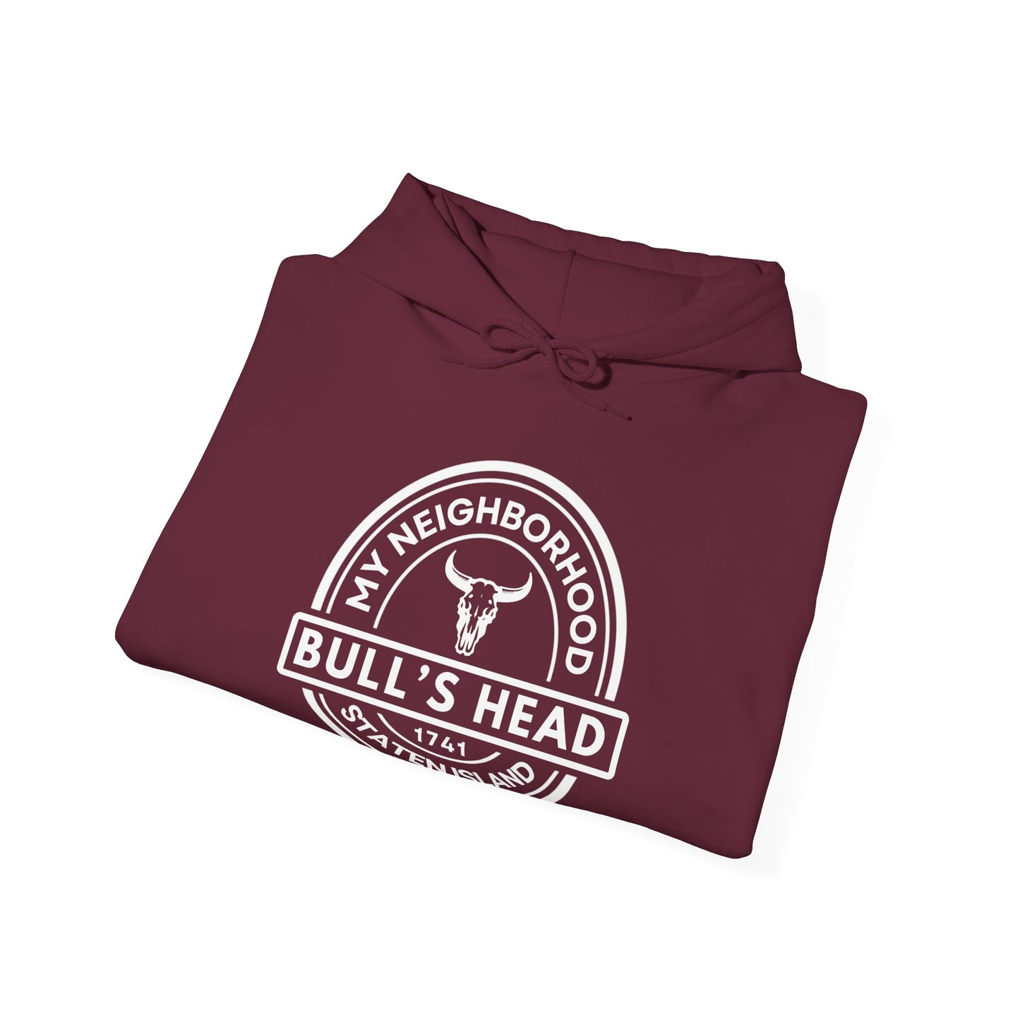 Bull's Head - Staten Island - Unisex Heavy Blend Hooded Sweatshirt