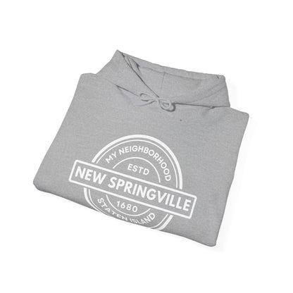 New Springville - Staten Island - Unisex Heavy Blend Hooded Sweatshirt