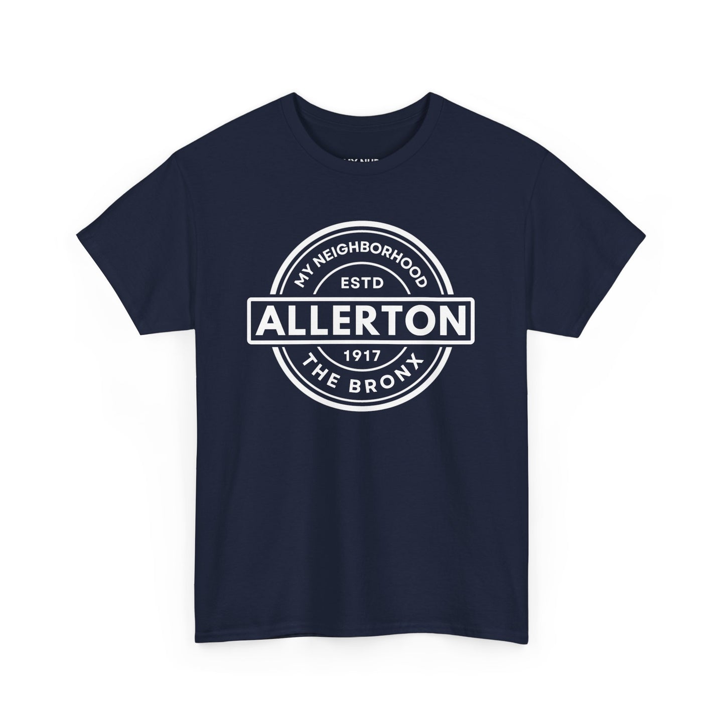 Allerton - The Bronx - Unisex Cotton Tee | The Bronx, NYC, New York City, MY-NHD, My Neighborhood, T-Shirt