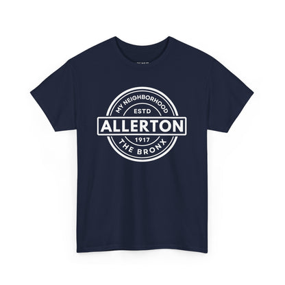 Allerton - The Bronx - Unisex Cotton Tee | The Bronx, NYC, New York City, MY-NHD, My Neighborhood, T-Shirt