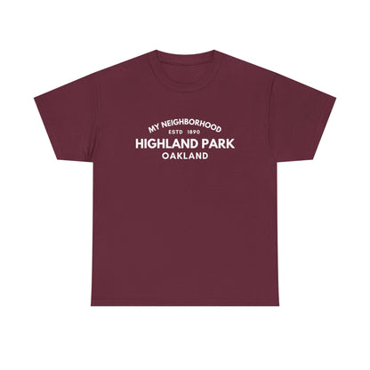 Highland Park - Oakland - Unisex Cotton Tee
